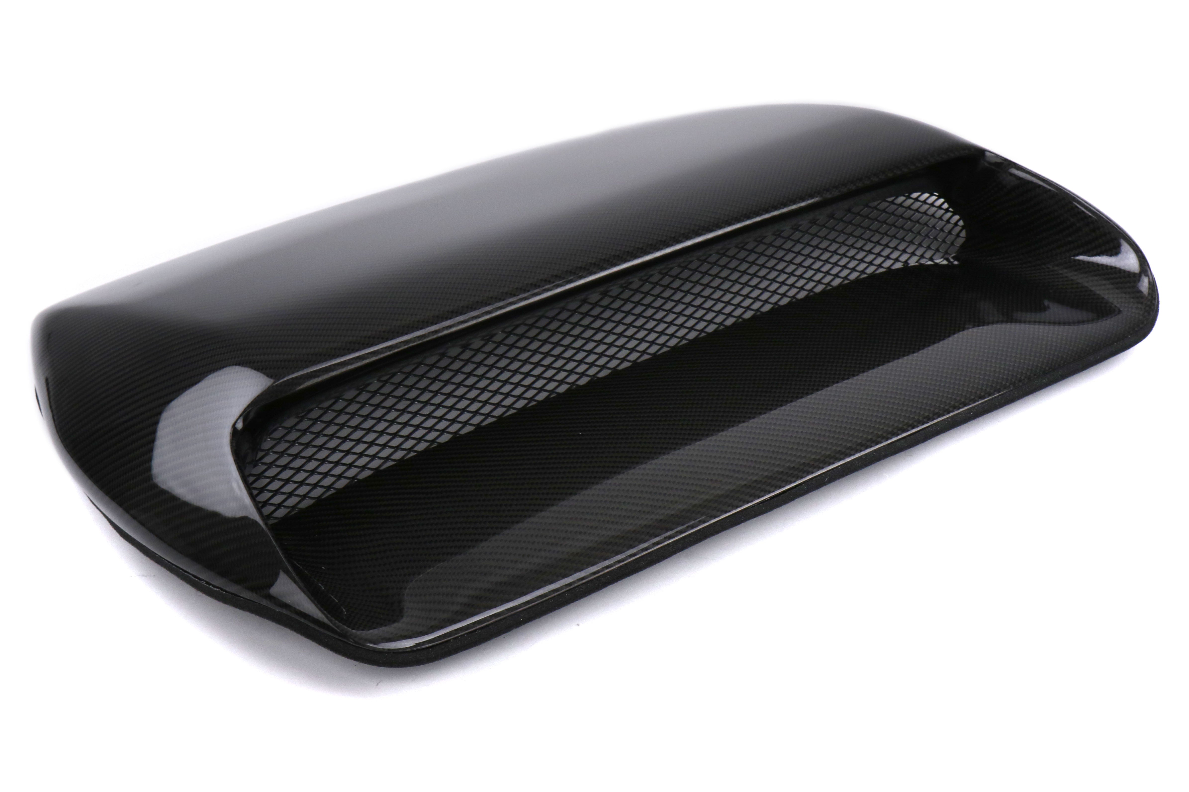 OLM Oversized Carbon Fiber Hood Scoop - 2015-2021 Subaru WRX / STI